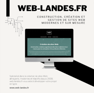 Visuels Réseaux sociaux créer mon site internet professionnel landes agence web DAX